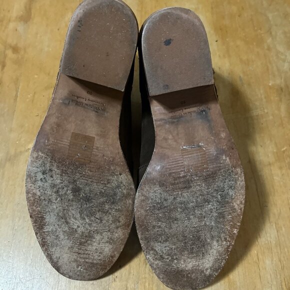 Madewell Janice Side Zip Booties Boots Size 10 Leather Brown F5076 2in Heel - Picture 9 of 14